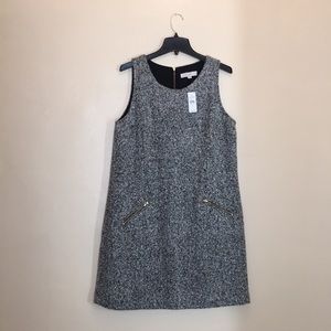 Ann Taylor Loft Grey Women’s Dress 14 NWT